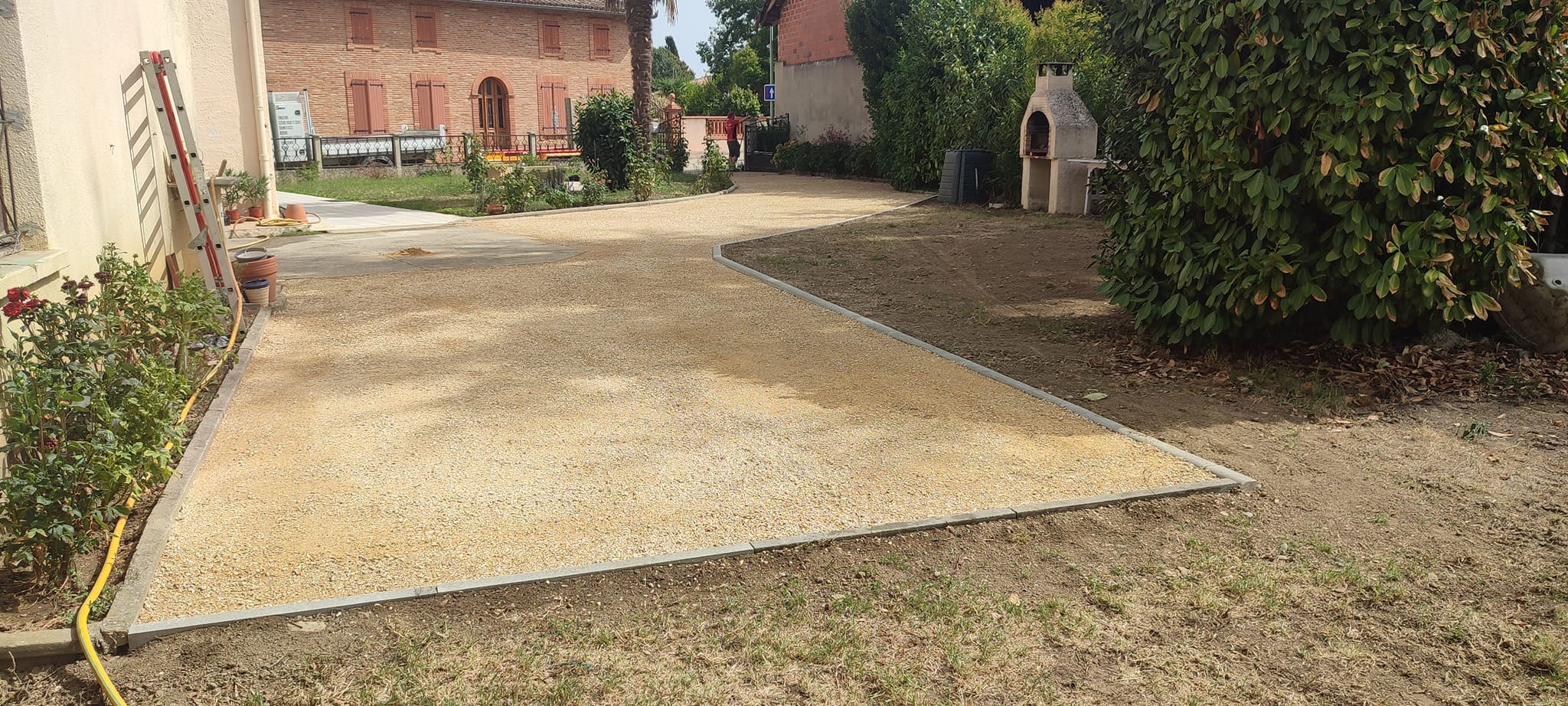 Création de fondations de maison